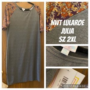 NWT Lularoe Julia Dress Sz 2xl